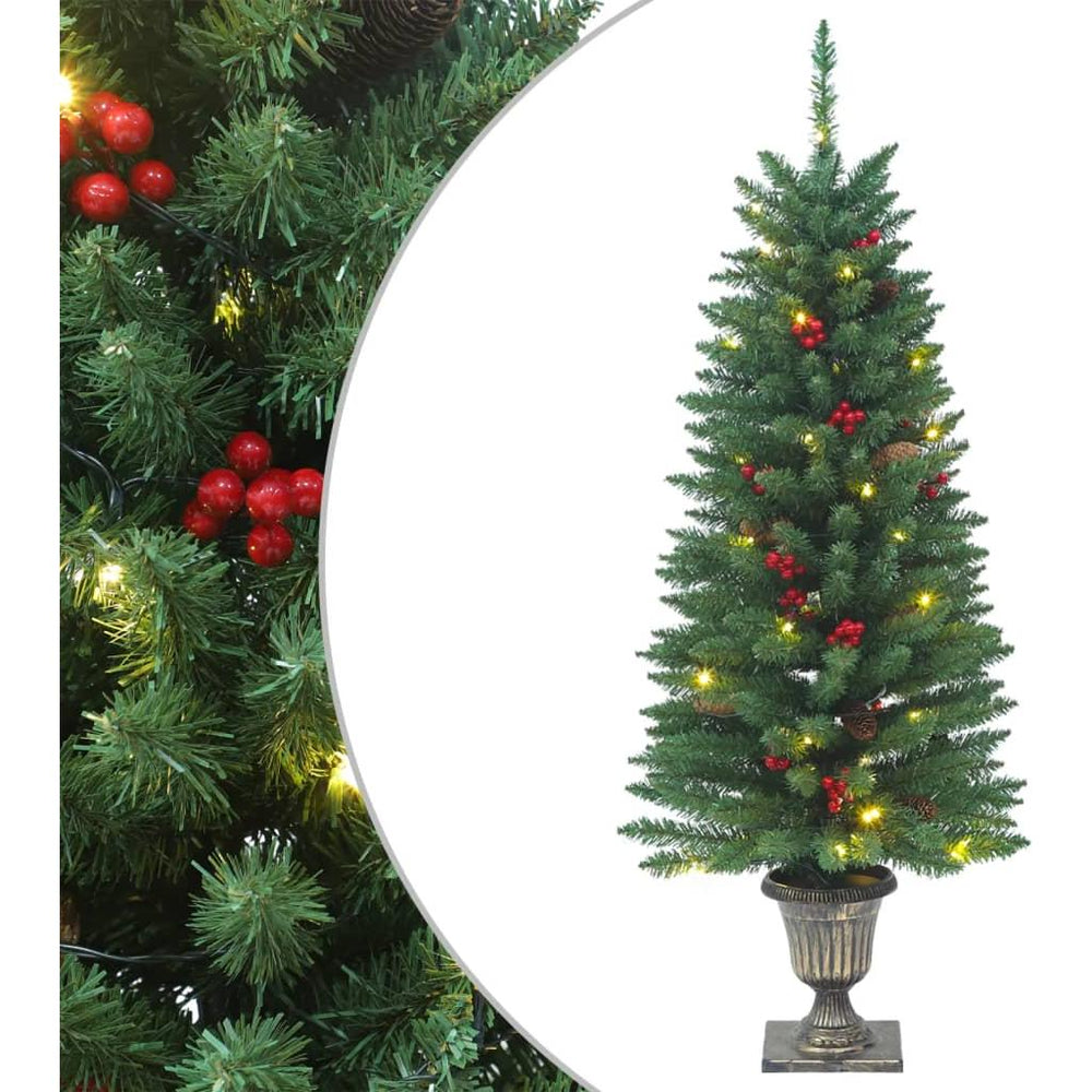 Dirbtinės Kalėdų eglutės, 2vnt., žalios, 120cm, 100 LED