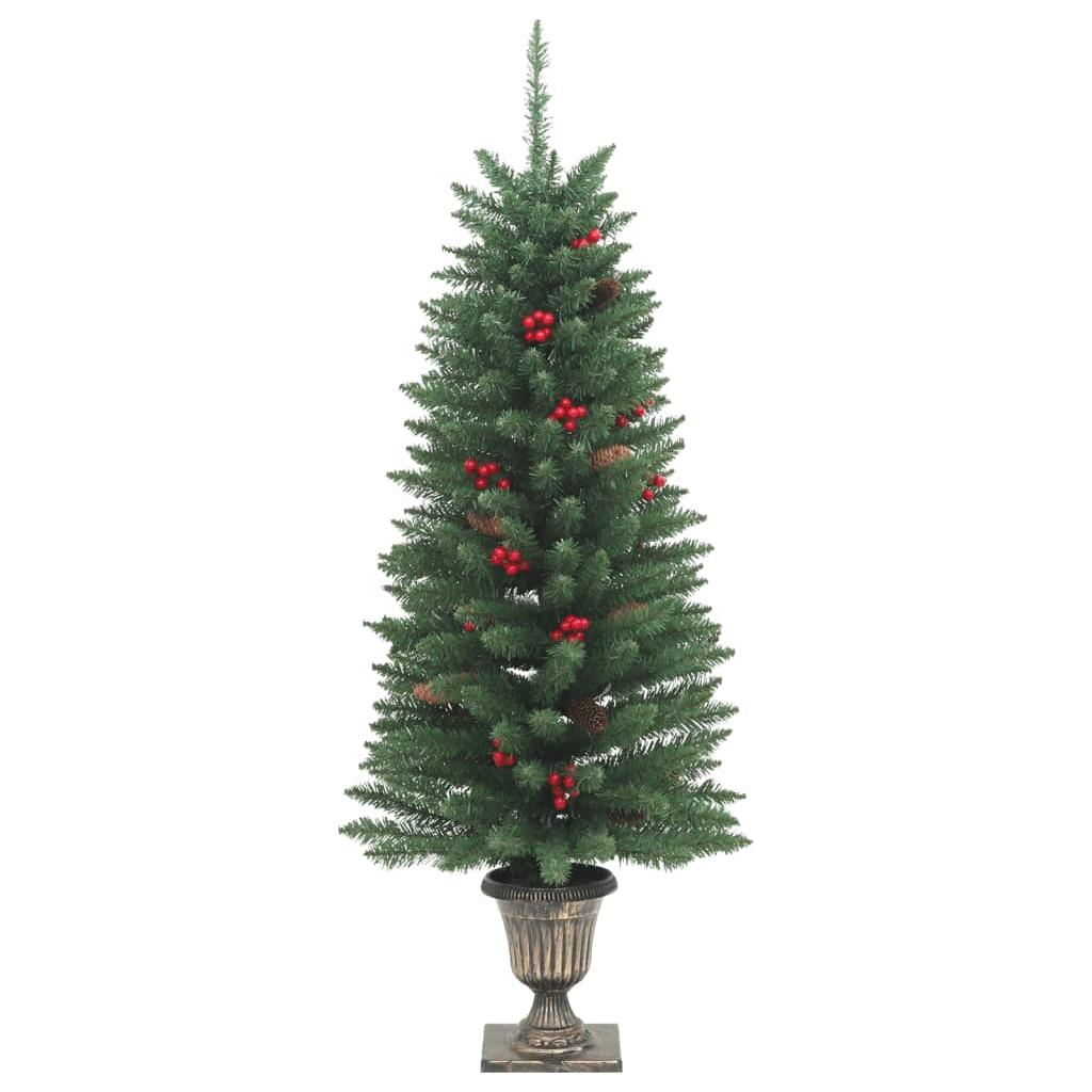 Dirbtinės Kalėdų eglutės, 2vnt., žalios, 120cm, 100 LED