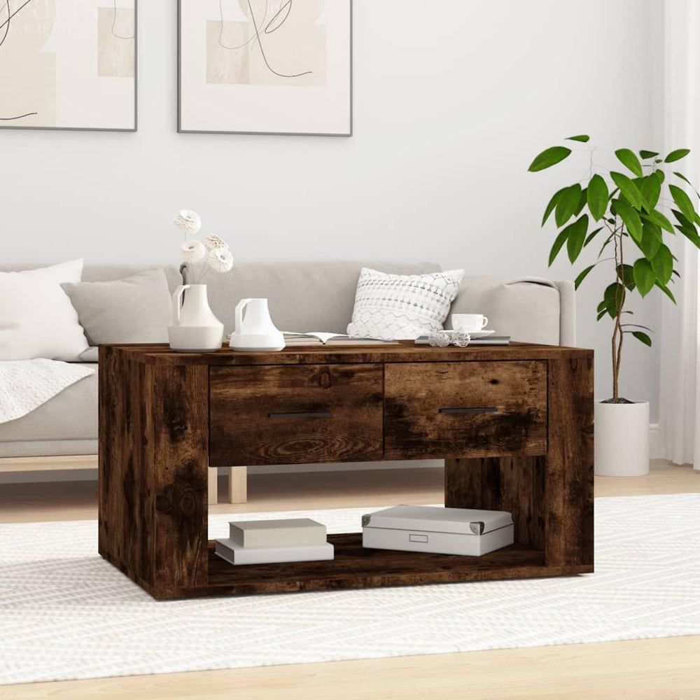 Kavos staliukas, dūminio ąžuolo, 80x50x40cm, apdirbta mediena