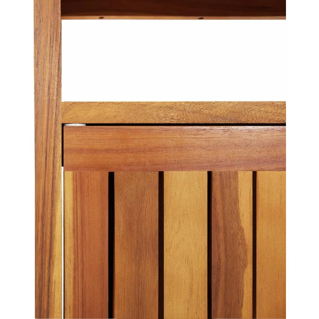 Konsolinis sodo staliukas, 110x35x75cm, akacijos masyvas