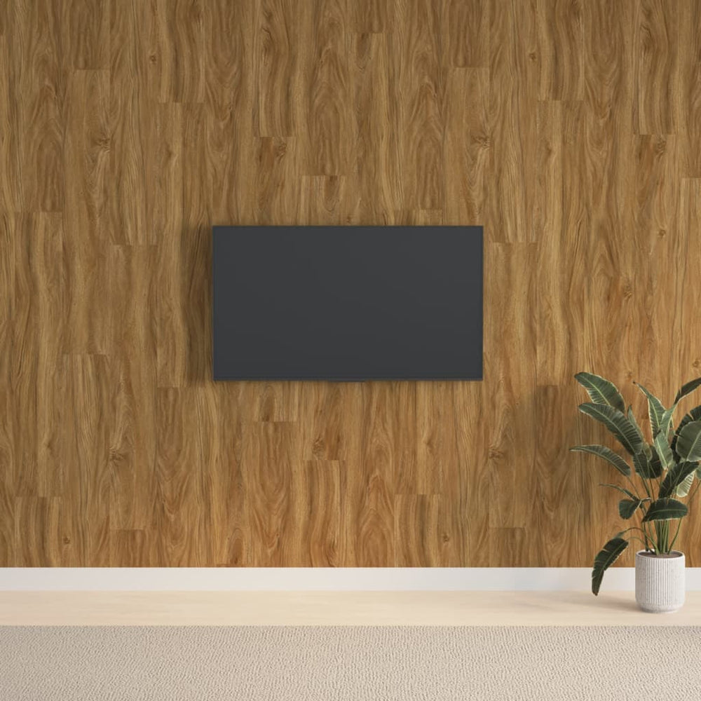 Sienų plokštės, rudos, 2,06m², PVC, medienos imitacijos