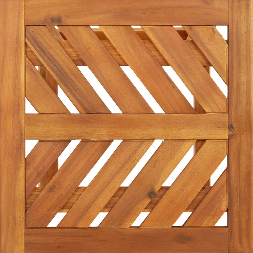 Šoninis staliukas, 45x45x60cm, akacijos medienos masyvas