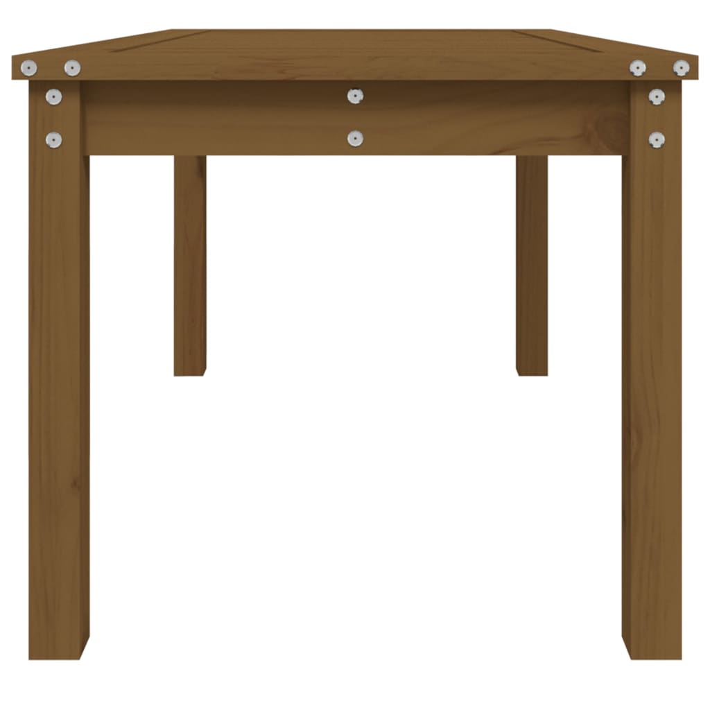Sodo stalas, medaus rudas, 82,5x50,5x45cm, pušies masyvas