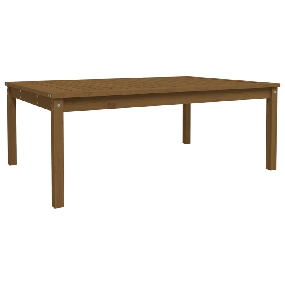 Sodo stalas, medaus rudas, 121x82,5x45cm, pušies masyvas