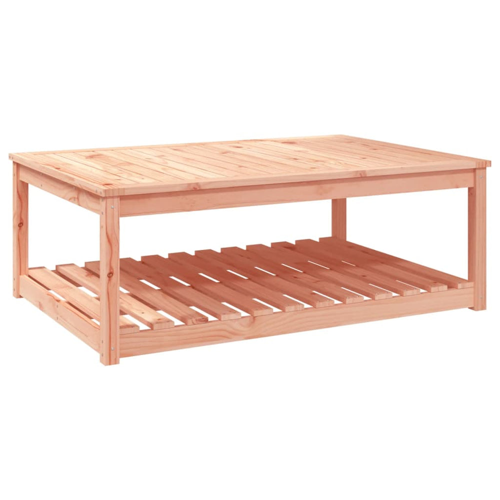 Sodo stalas, 121x82,5x45cm, duoglas eglės medienos masyvas