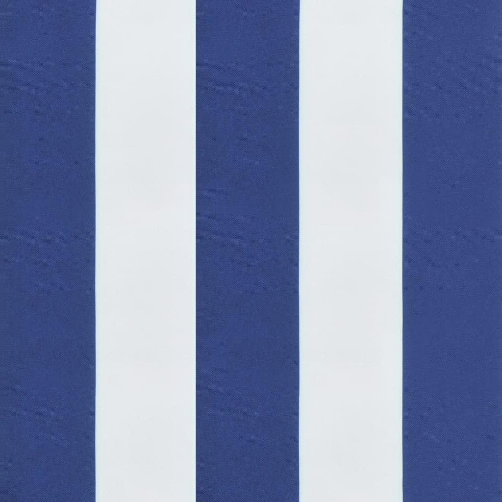 Sodo suoliuko pagalvėlė, mėlyna ir balta, 100x50x3cm, audinys