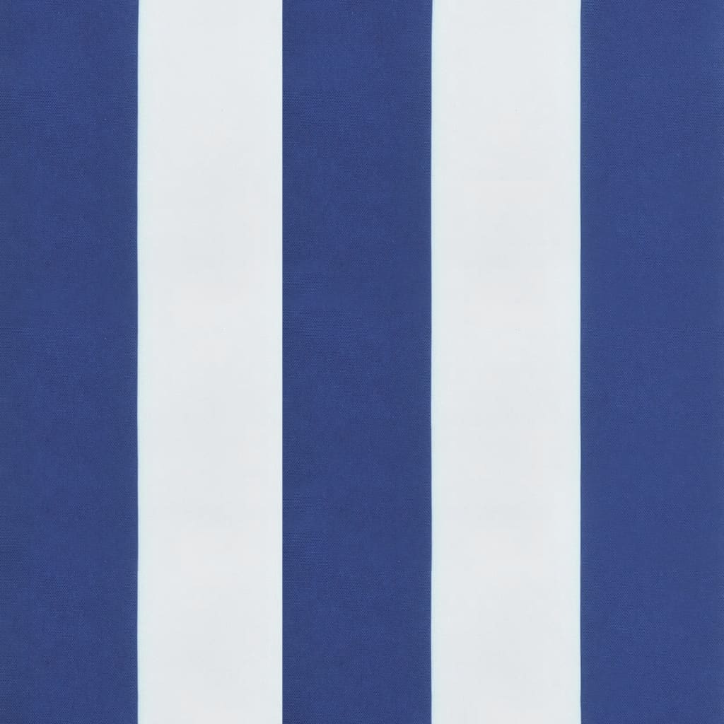 Sodo suoliuko pagalvėlė, mėlyna ir balta, 150x50x3cm, audinys
