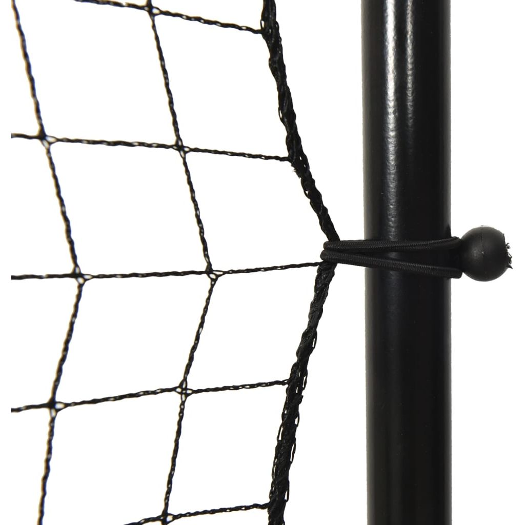 Futbolo kamuolio atšokimo sienelė, juoda, 366x90x183cm, HDPE