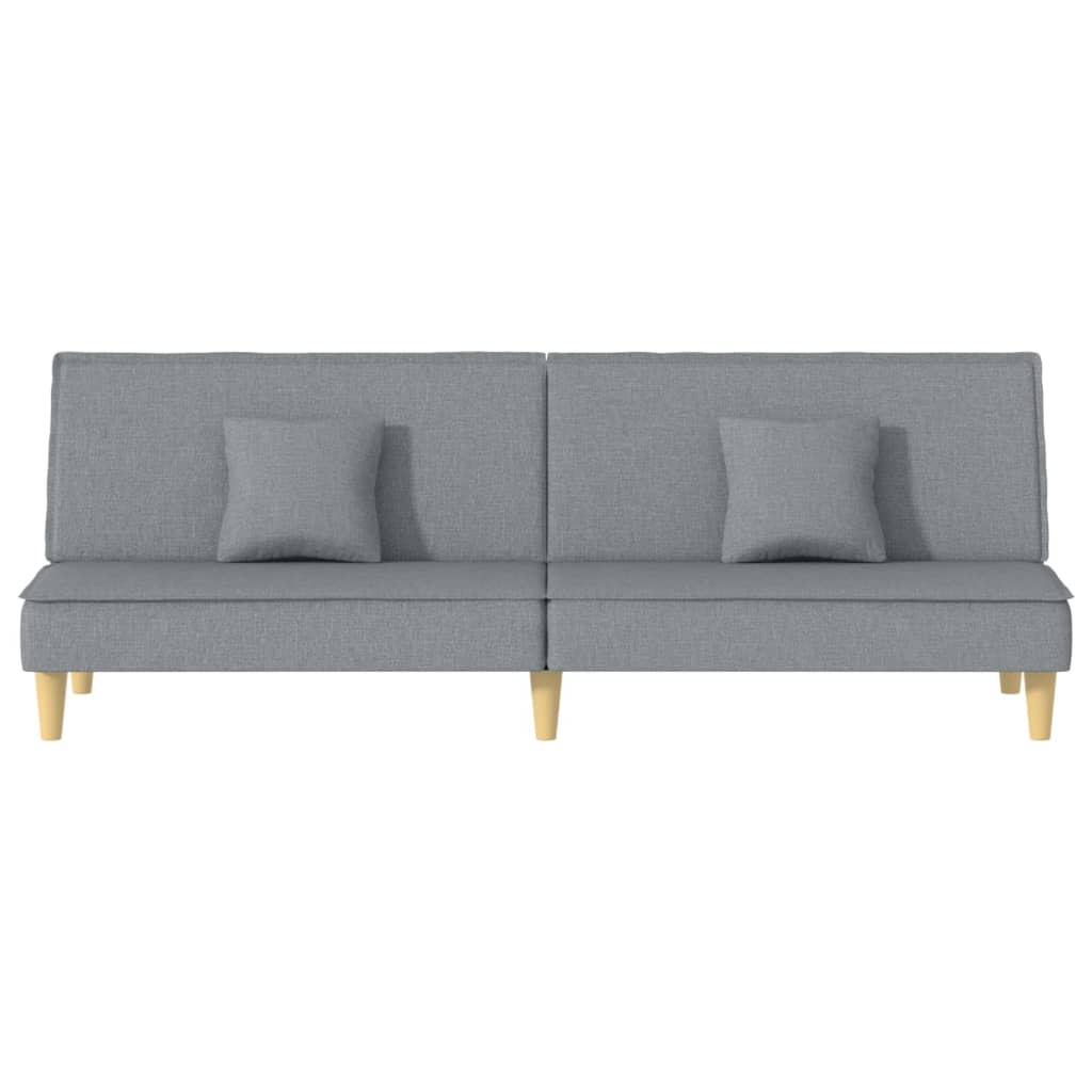 Sofa-lova, šviesiai pilkos spalvos, audinys