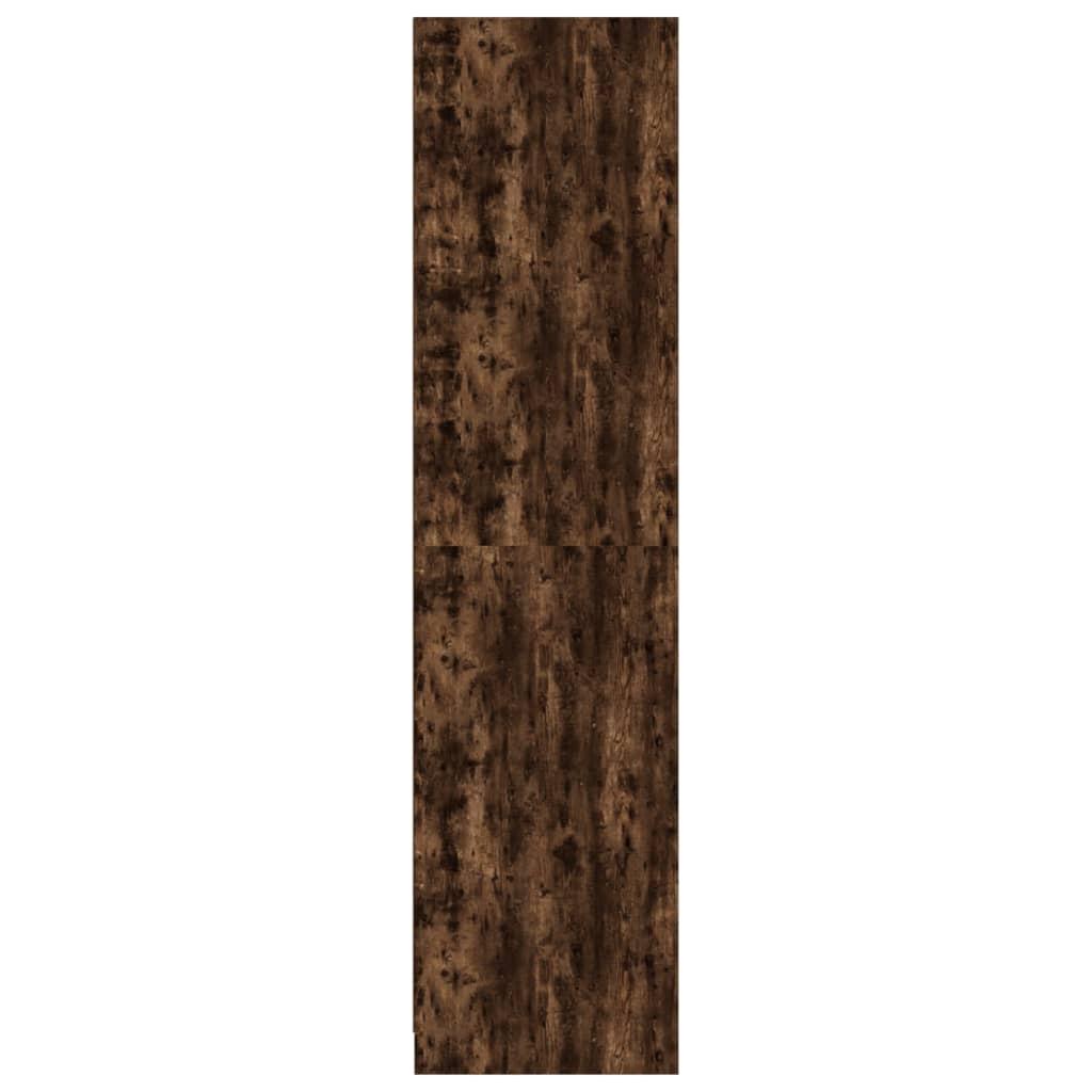 Drabužių spinta, dūminio ąžuolo, 100x50x200cm, apdirbta mediena