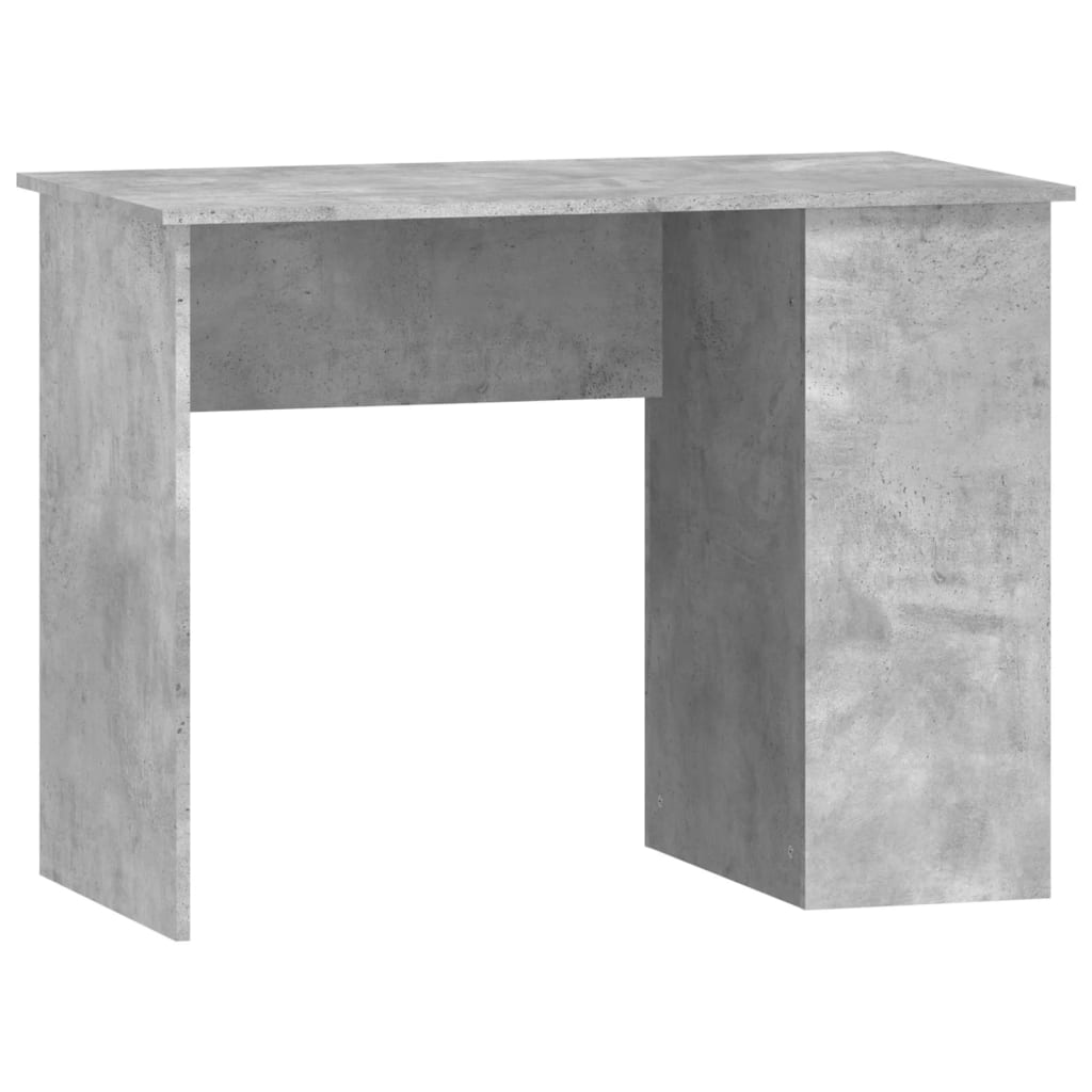 Rašomasis stalas, betono pilkas, 100x55x75cm, apdirbta mediena