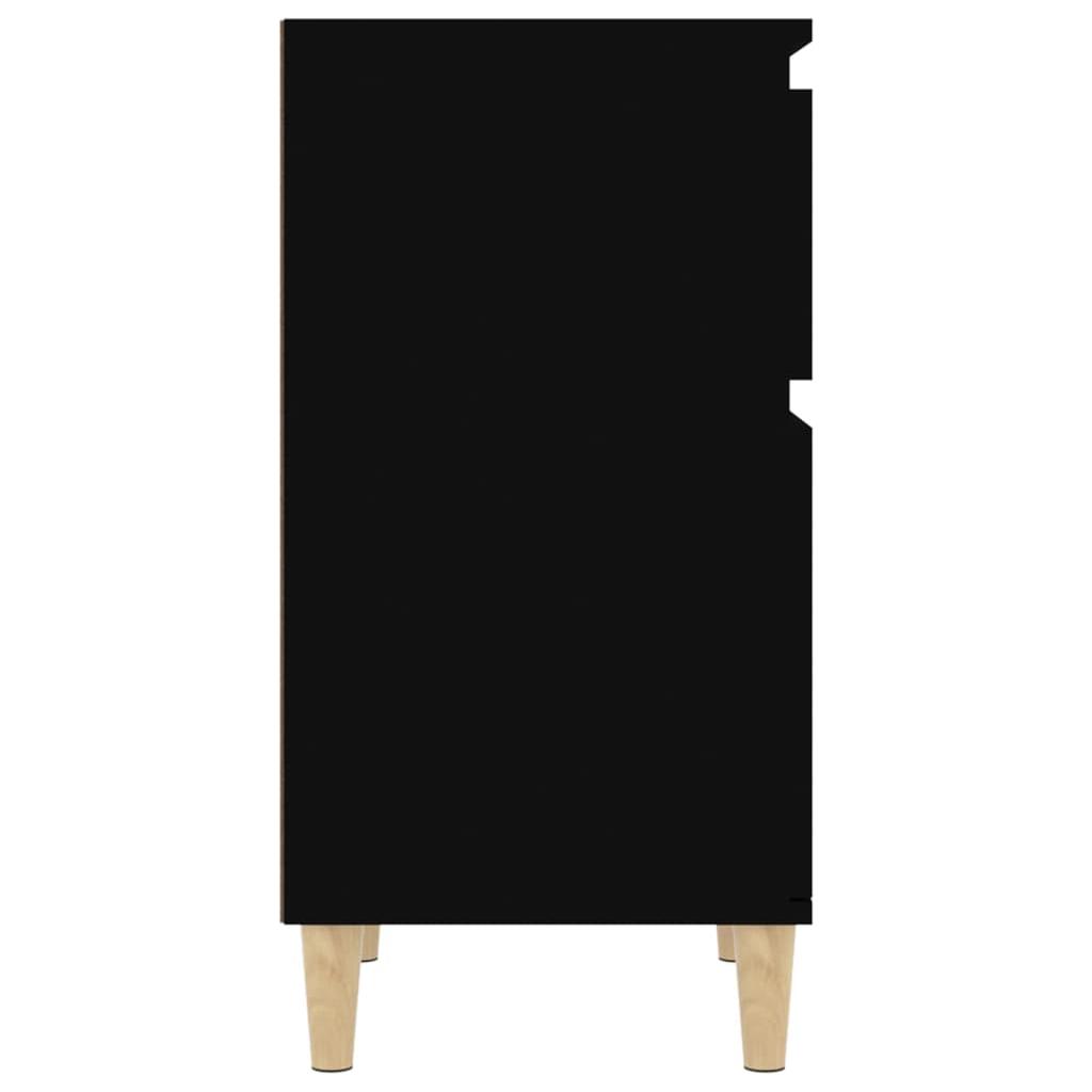 Naktinė spintelė, juodos spalvos, 40x35x70cm