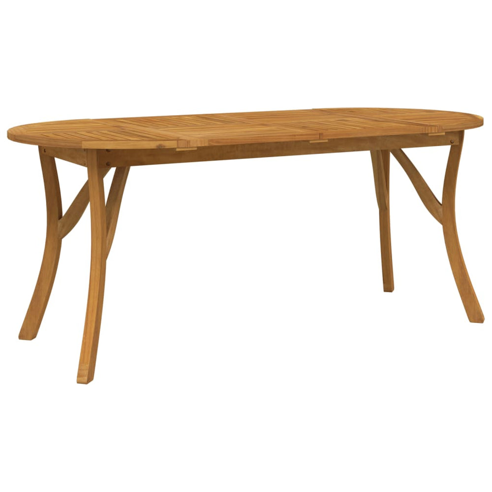 Sodo stalas, 200x90x75cm, akacijos medienos masyvas