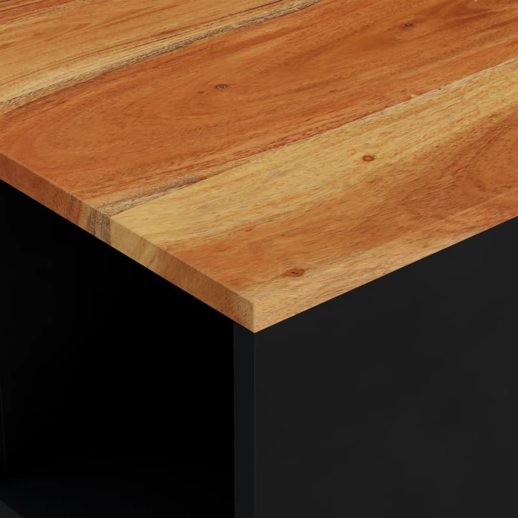 Kavos staliukas, 60x50x35cm, akacijos medienos masyvas