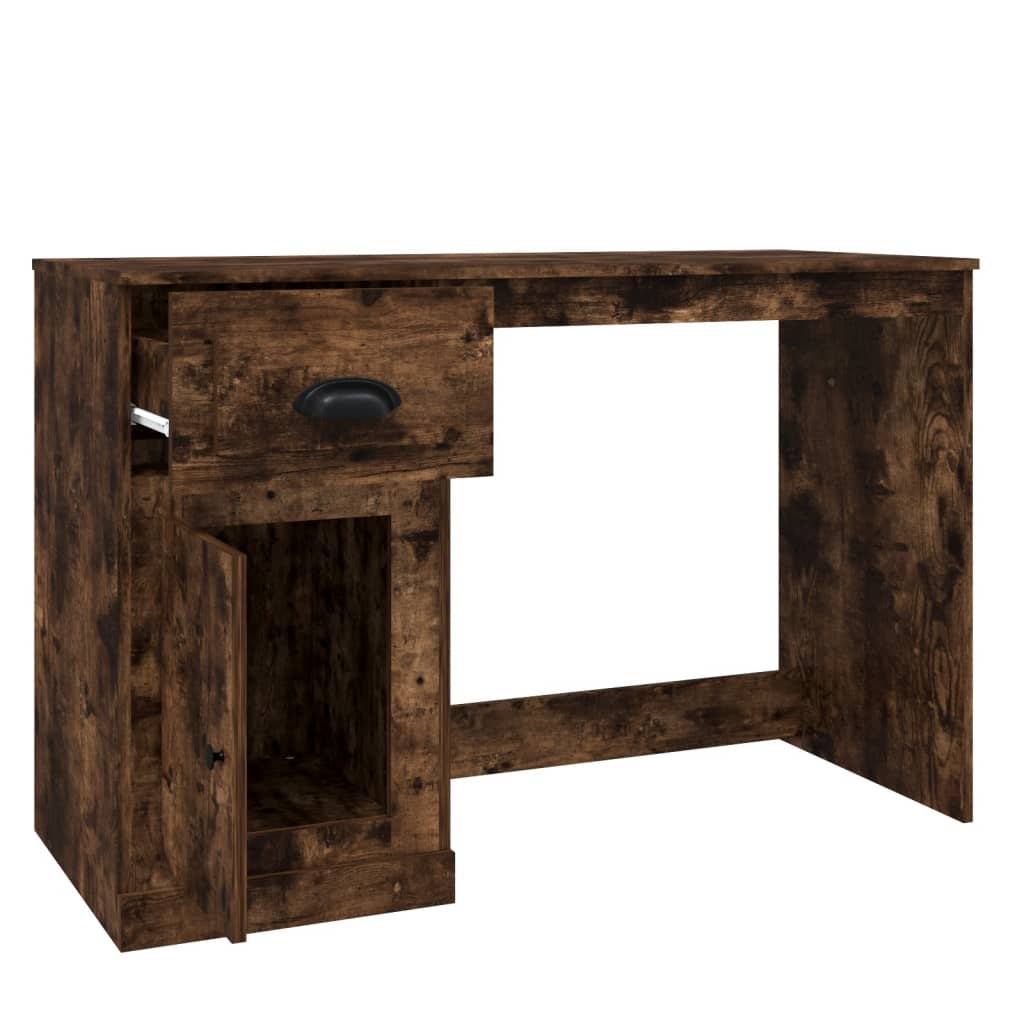 Rašomasis stalas, dūminio ąžuolo, 115x50x75cm, mediena
