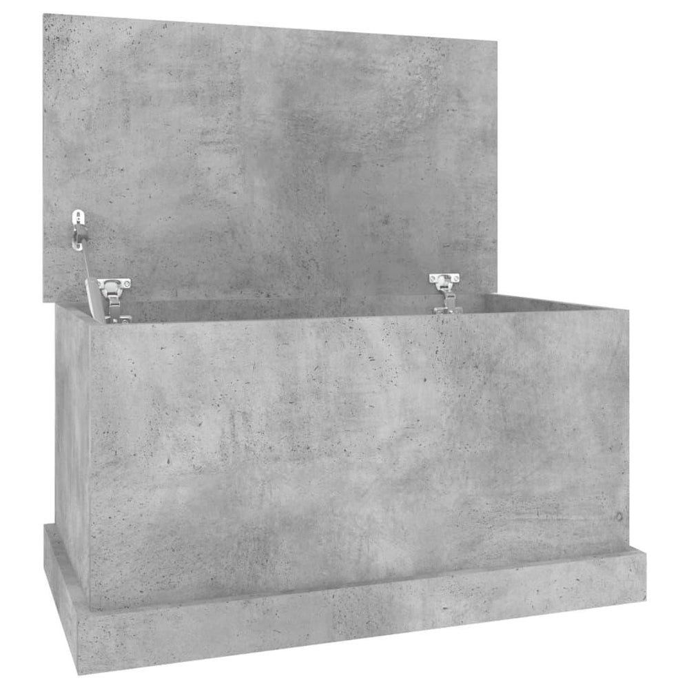 Daiktadėžė, betono pilka, 70x40x38cm, apdirbta mediena