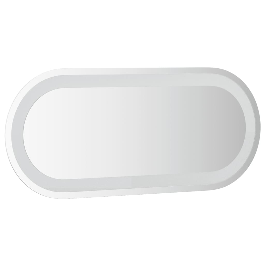 Vonios kambario LED veidrodis, 70x30 cm, ovalus