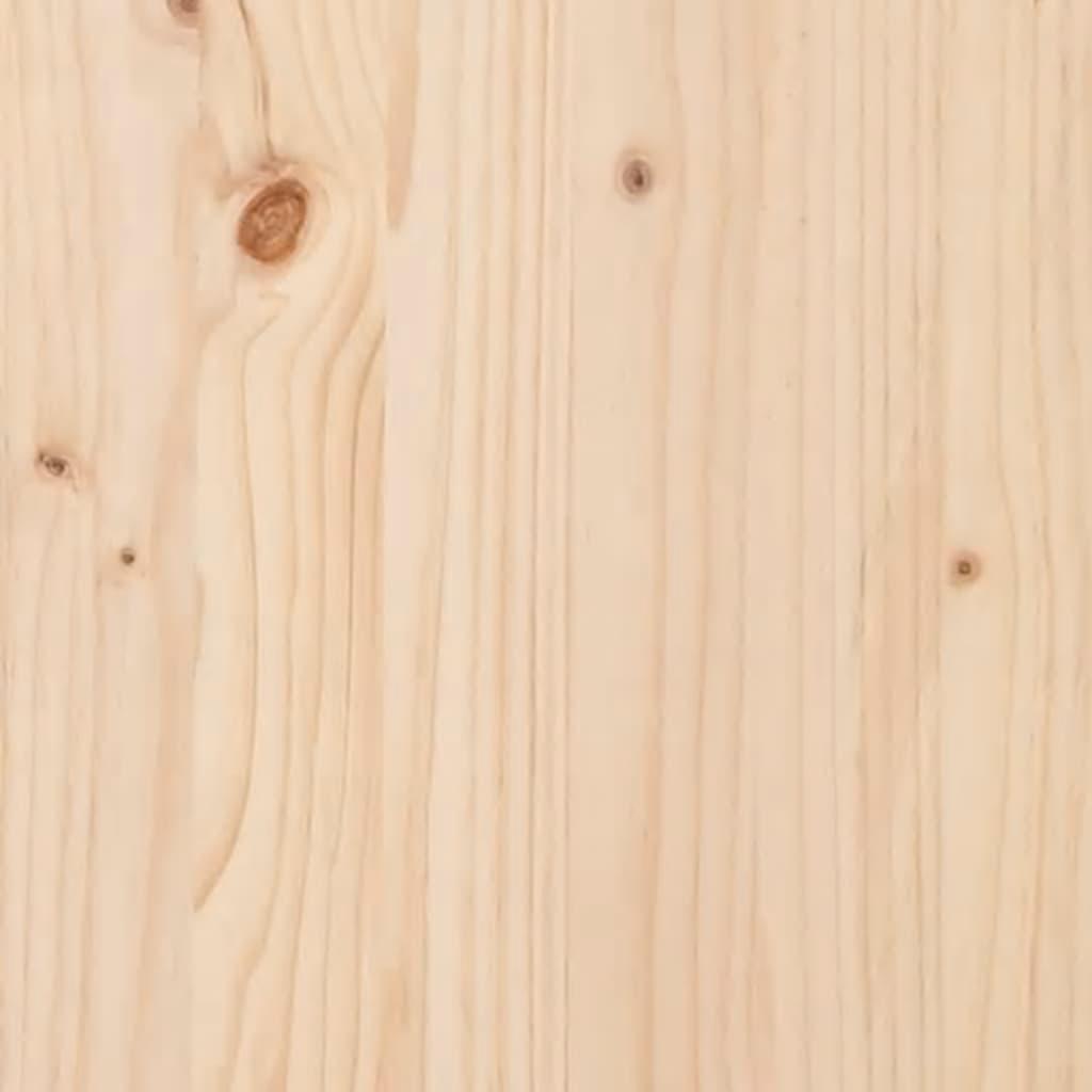 Aukštas sodo lovelis, 121x30x38cm, pušies medienos masyvas