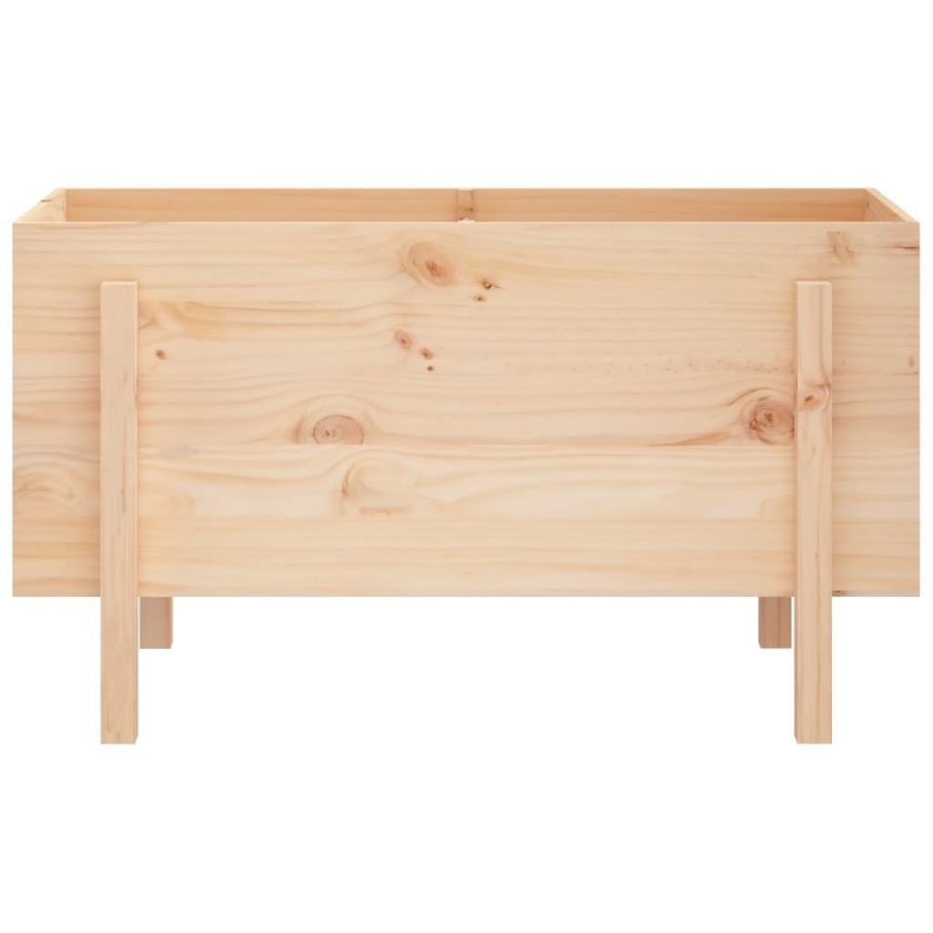 Aukštas sodo lovelis, 101x50x57cm, pušies medienos masyvas