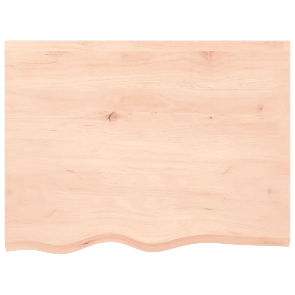 Sieninė lentyna, 80x60x6cm, neapdorotas ąžuolo medienos masyvas