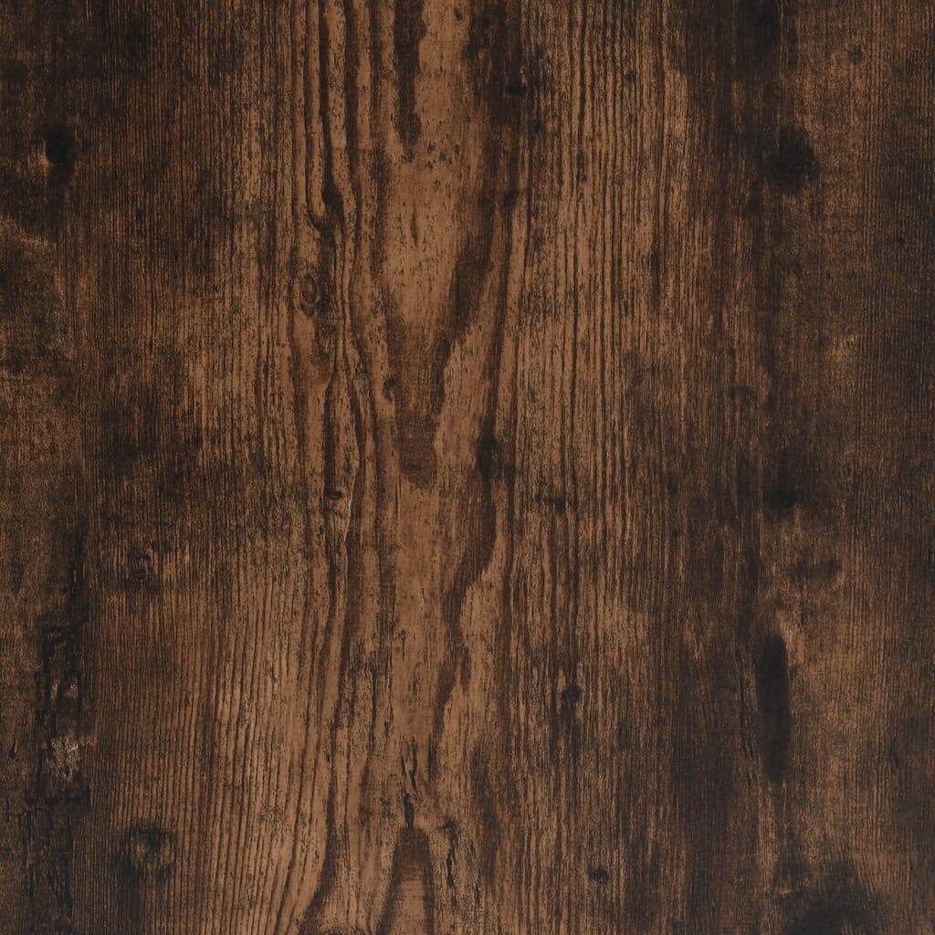 Rašomasis stalas su spintele, dūminio ąžuolo, apdirbta mediena