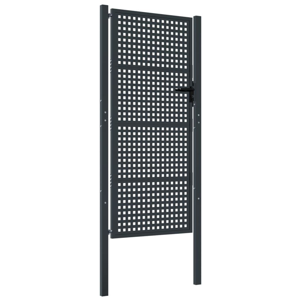 Sodo vartai, antracito spalvos, 105x225cm, plienas