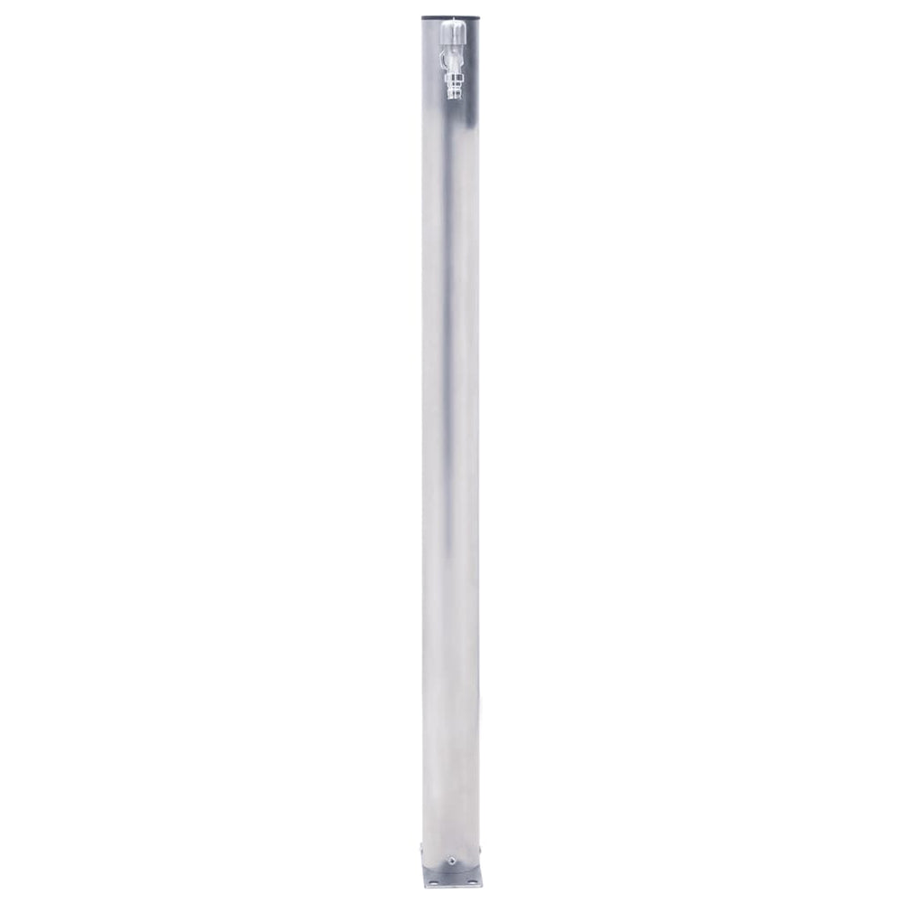 Vandens kolonėlė sodui, 80cm, nerūdijantis plienas, apskrita