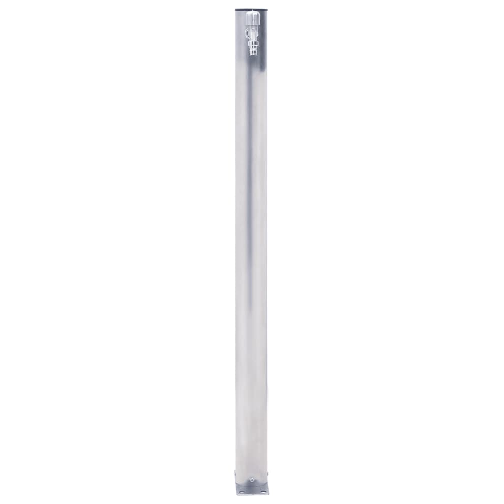 Vandens kolonėlė sodui, 80cm, nerūdijantis plienas, apskrita