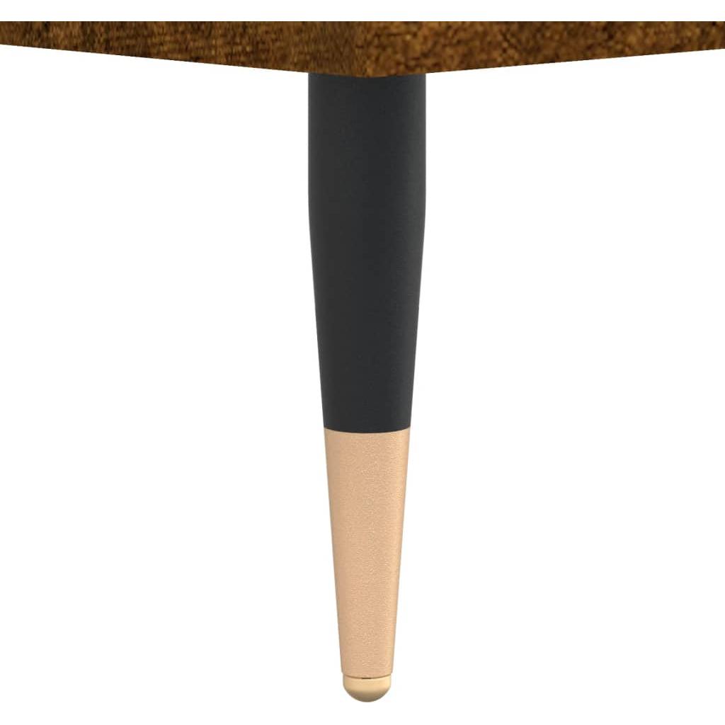 Kavos staliukas, dūminio ąžuolo, 80x80x36,5cm, apdirbta mediena