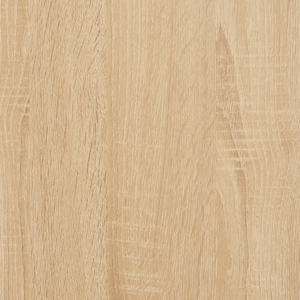 Vinilinių plokštelių spintelė, ąžuolo, 74,5x38x48cm, mediena (83171-83172)