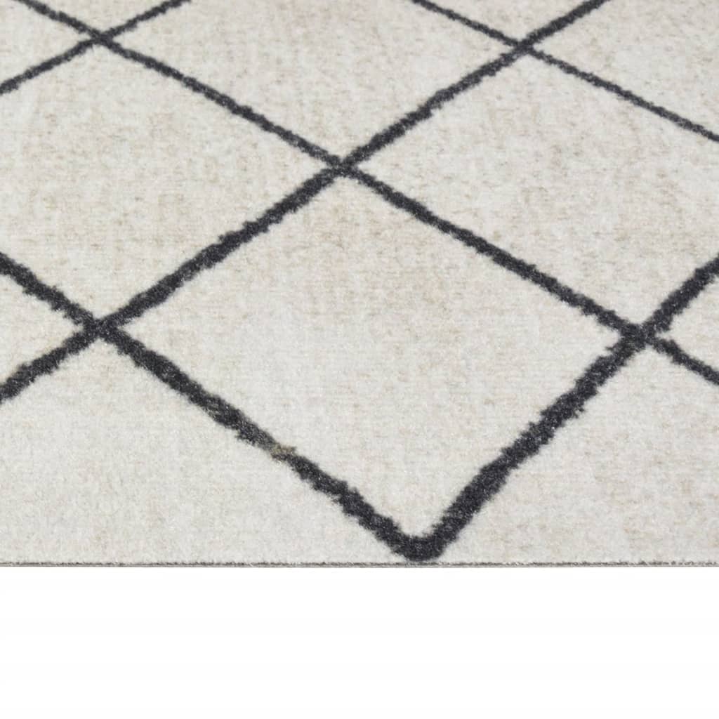 Virtuvės kilimėlis, 60x300cm, aksomas, plaunamas, kvadratai