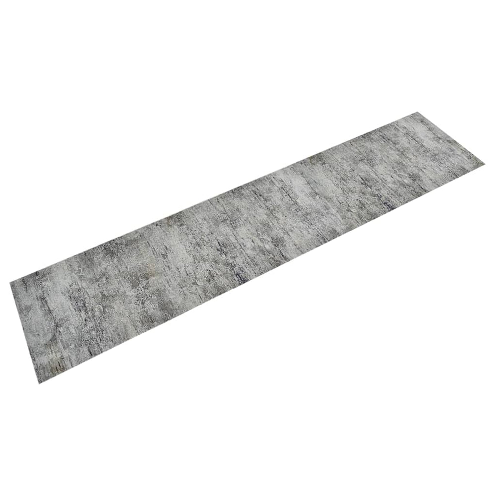 Virtuvės kilimėlis, 60x300 cm, aksomas, plaunamas, betonas