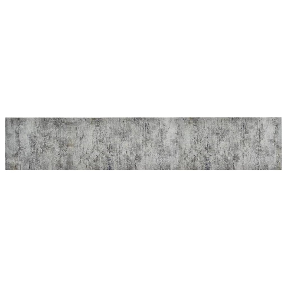 Virtuvės kilimėlis, 60x300 cm, aksomas, plaunamas, betonas