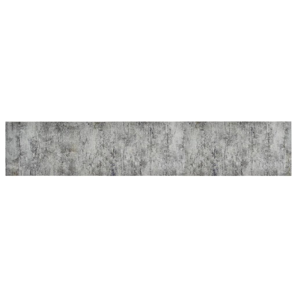 Virtuvės kilimėlis, 60x300 cm, aksomas, plaunamas, betonas