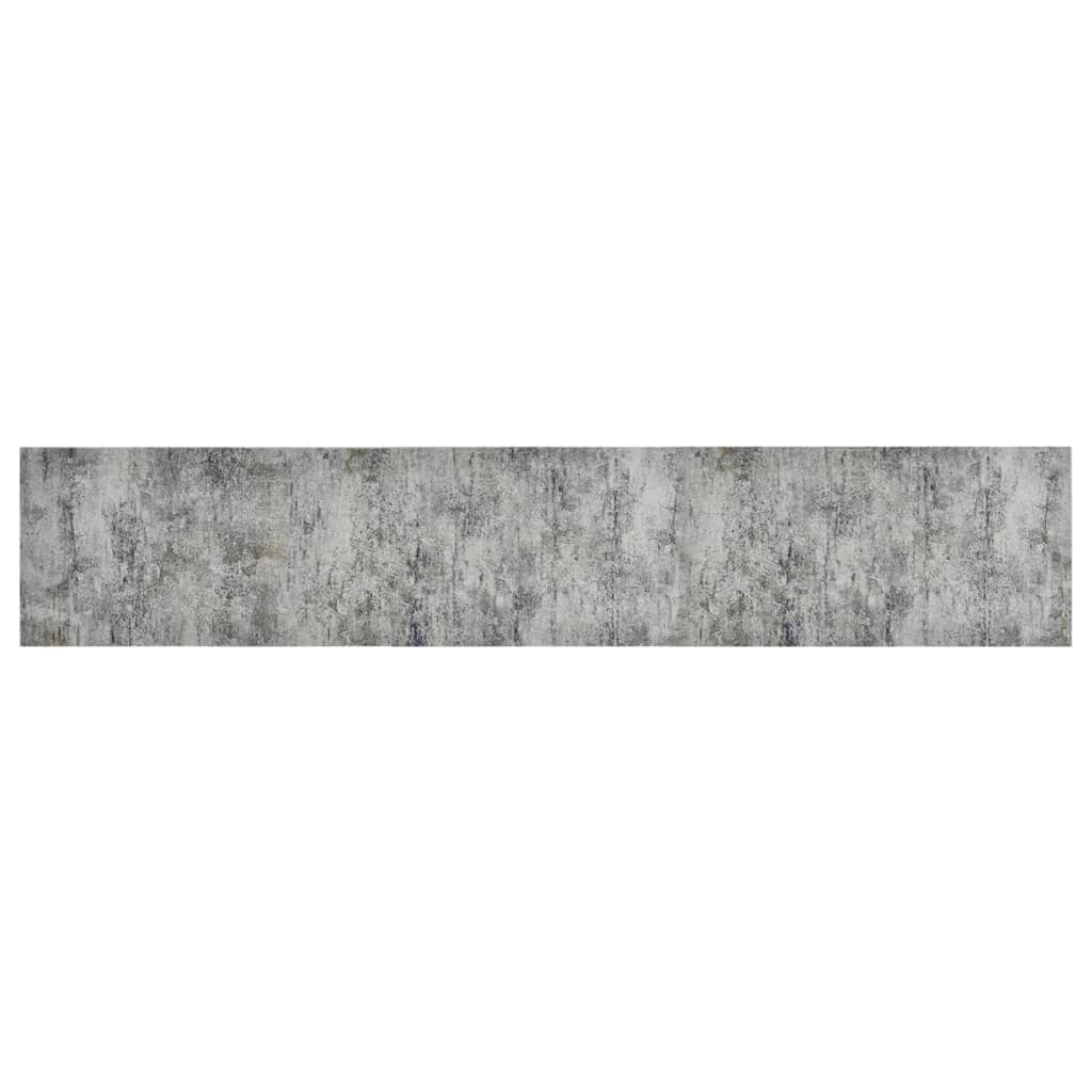 Virtuvės kilimėlis, 60x300 cm, aksomas, plaunamas, betonas