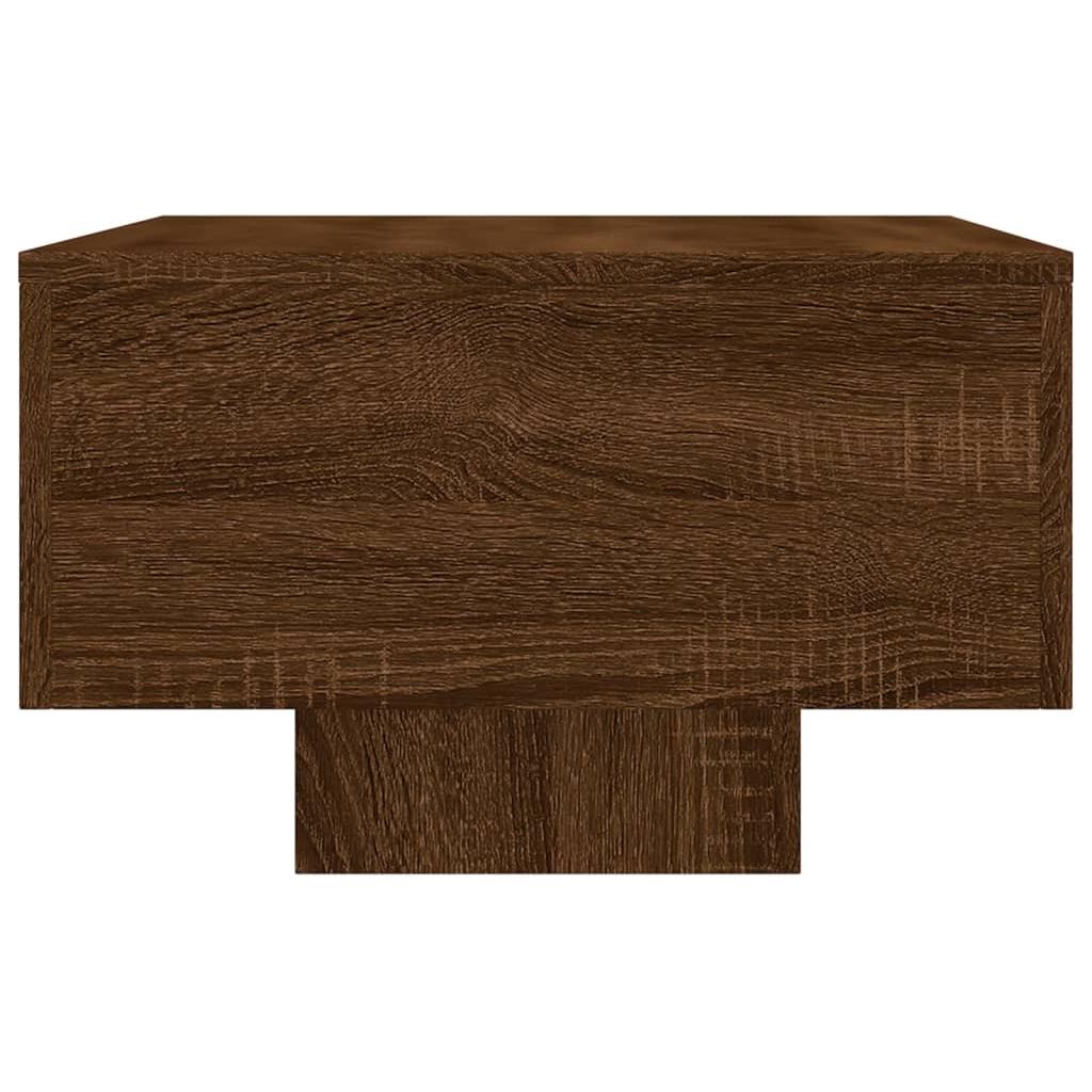 Kavos staliukas, rudas ąžuolo, 100x49,5x31cm, apdirbta mediena