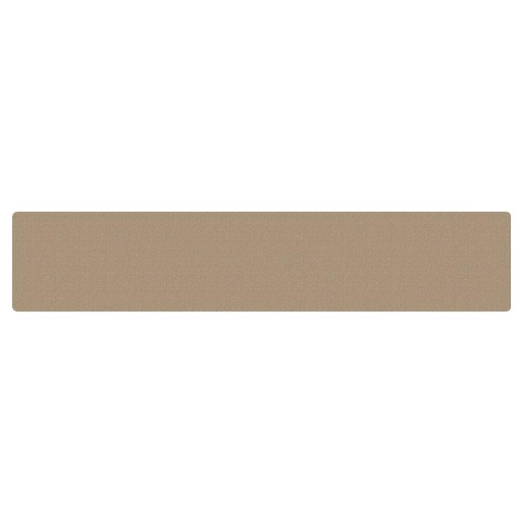 Kilimas-takelis, smėlio spalvos, 80x400cm, sizalio imitacija
