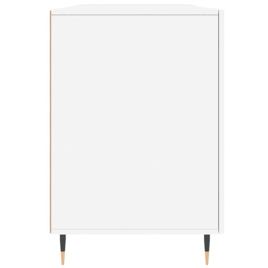 Rašomasis stalas, baltos spalvos, 140x50x75cm, apdirbta mediena