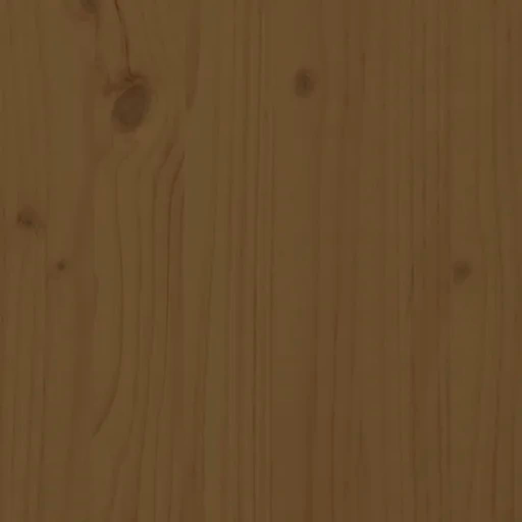 Lovos rėmas su galvūgaliu, rudas, 140x200cm, medienos masyvas