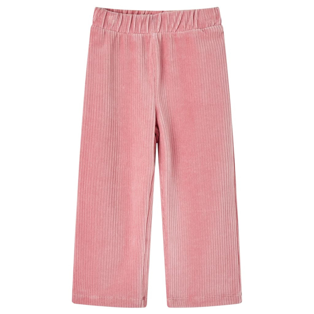 Vaikiškos kelnės, šviesiai rožinės spalvos, velvetas, 92 dydžio