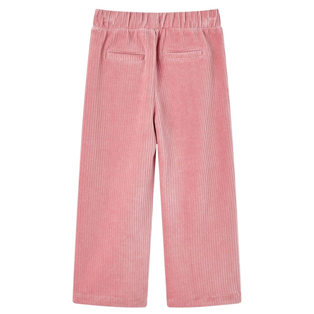 Vaikiškos kelnės, šviesiai rožinės spalvos, velvetas, 104 dydžio