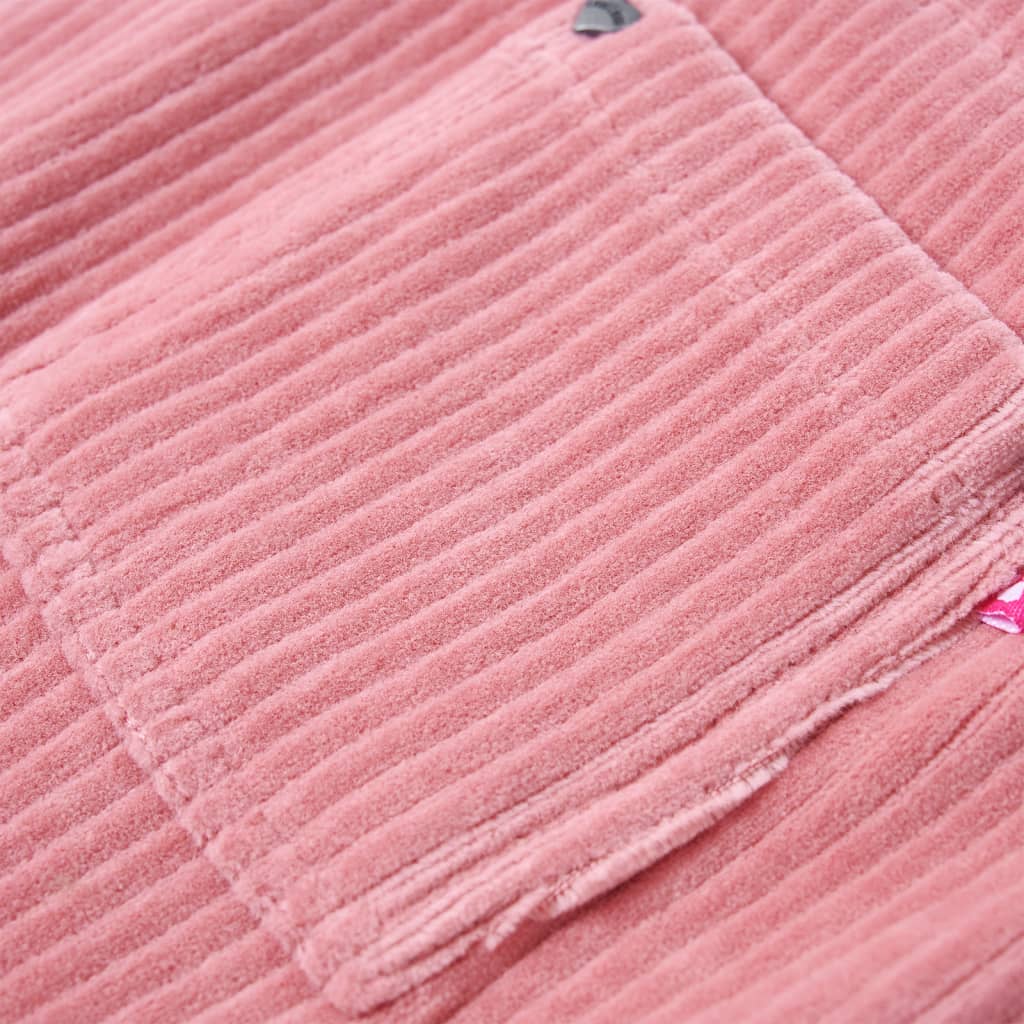 Vaikiškas kombinezonas-suknelė, šviesiai rožinis, velvetas, 104 dydžio