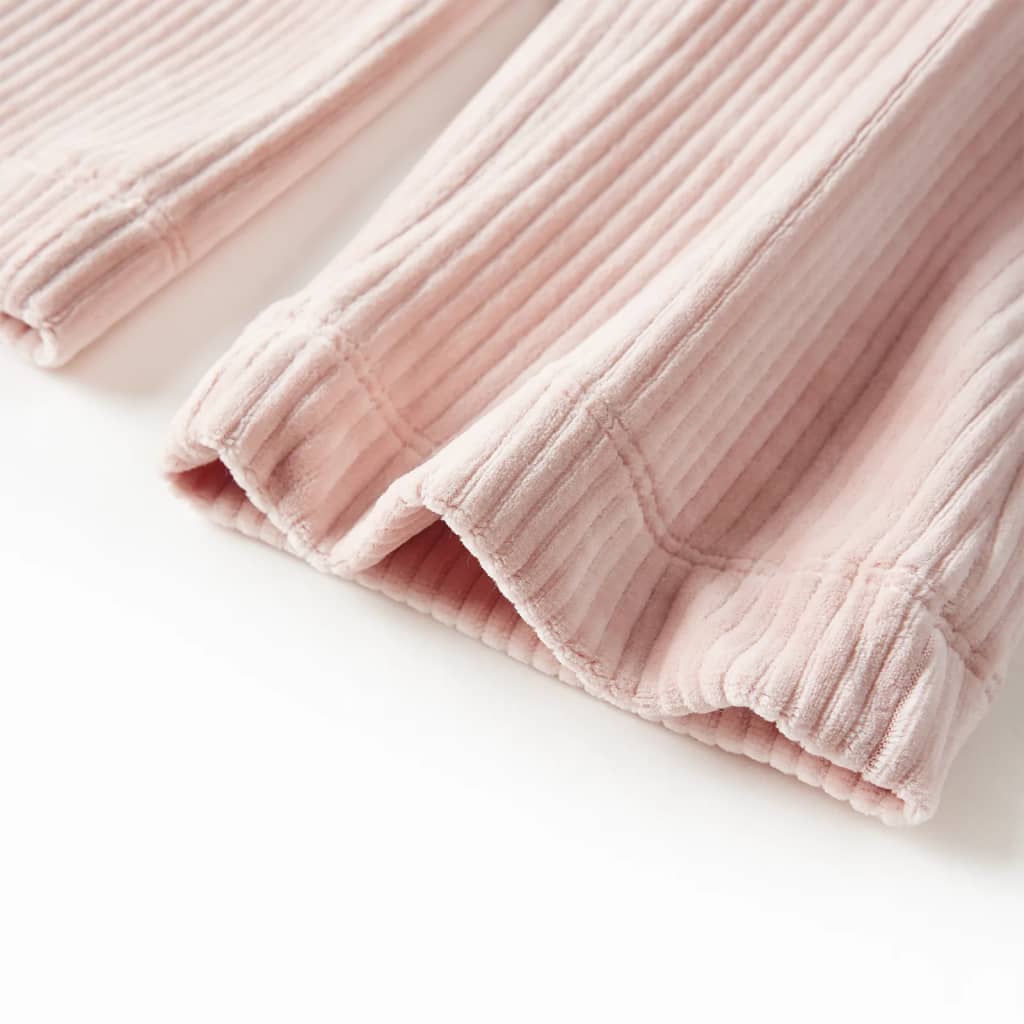 Vaikiškos kelnės, šviesiai rožinės spalvos, velvetas, 92 dydžio