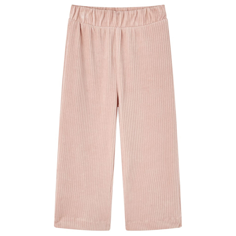 Vaikiškos kelnės, šviesiai rožinės spalvos, velvetas, 104 dydžio