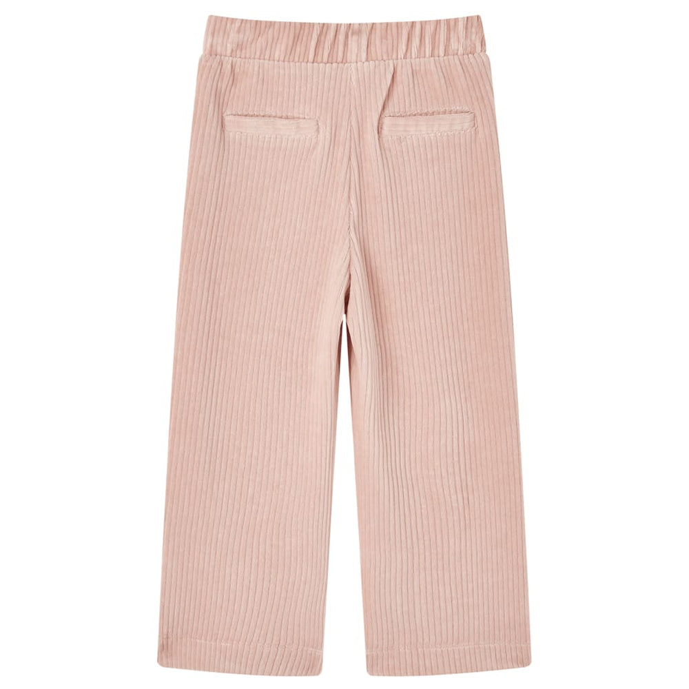Vaikiškos kelnės, šviesiai rožinės spalvos, velvetas, 104 dydžio
