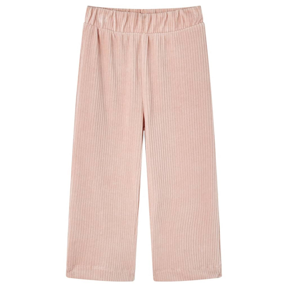 Vaikiškos kelnės, šviesiai rožinės spalvos, velvetas, 116 dydžio