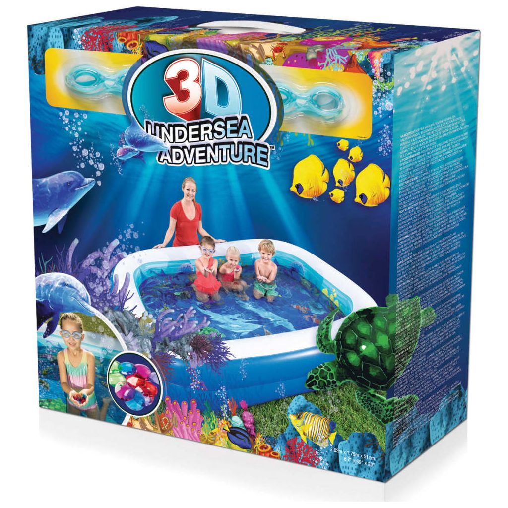 Bestway Pripučiamas baseinas Undersea Adventure, 54177