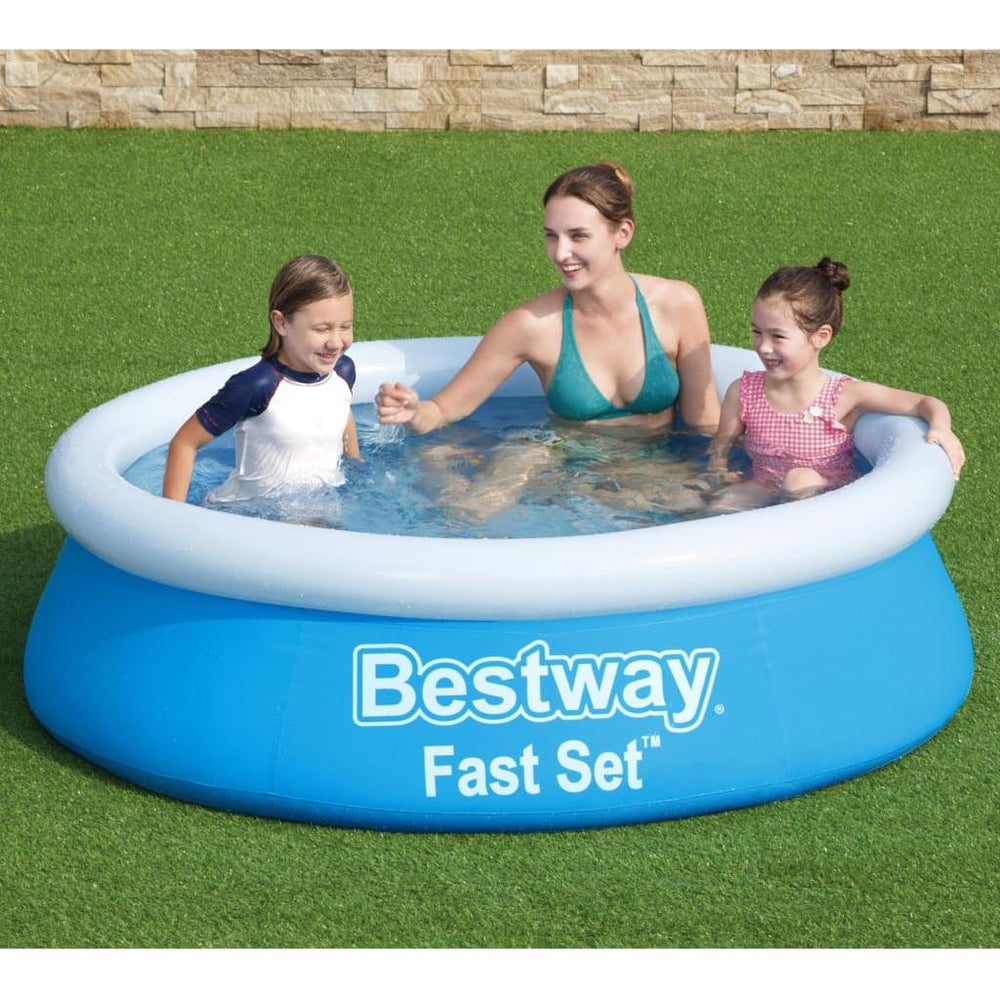 Bestway Fast Set Pripučiamas baseinas, mėlynas, 183x51cm, apskritas