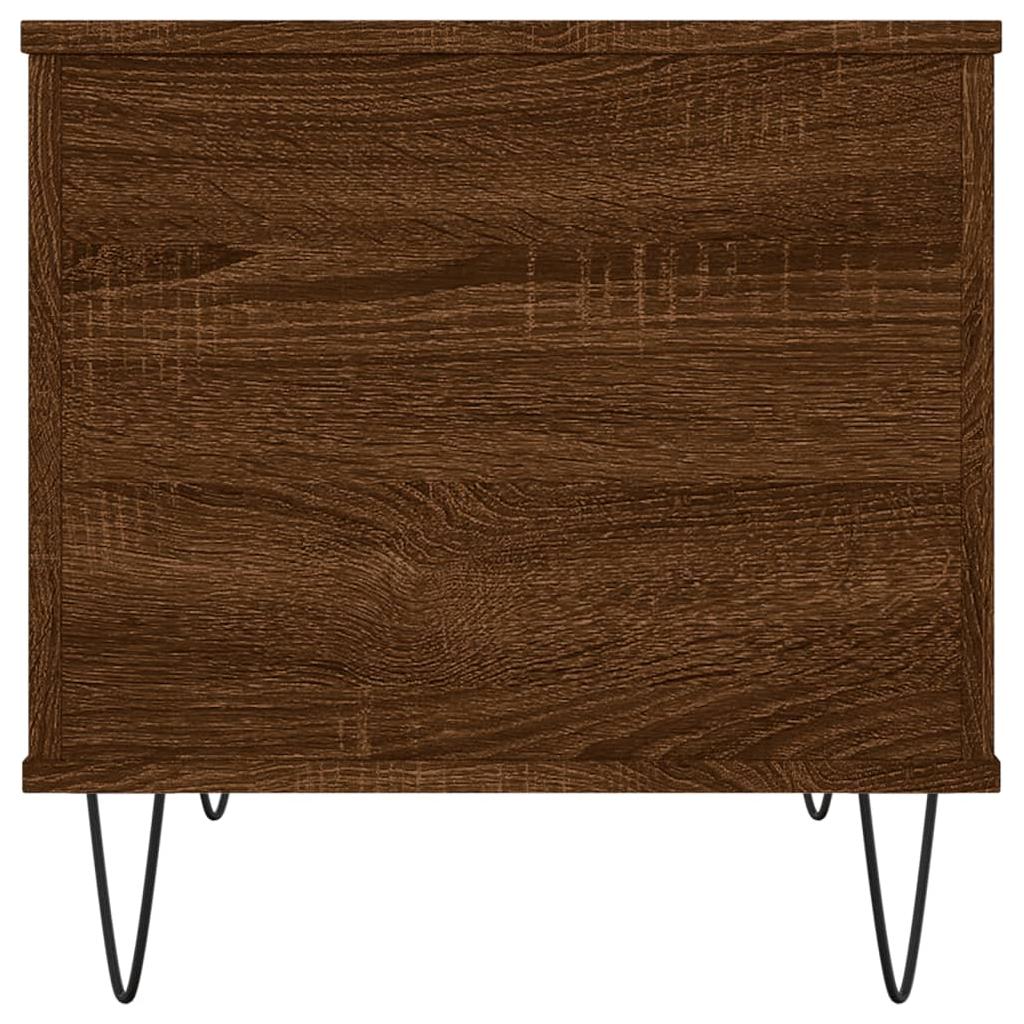 Kavos staliukas, rudas ąžuolo, 60x44,5x45cm, apdirbta mediena