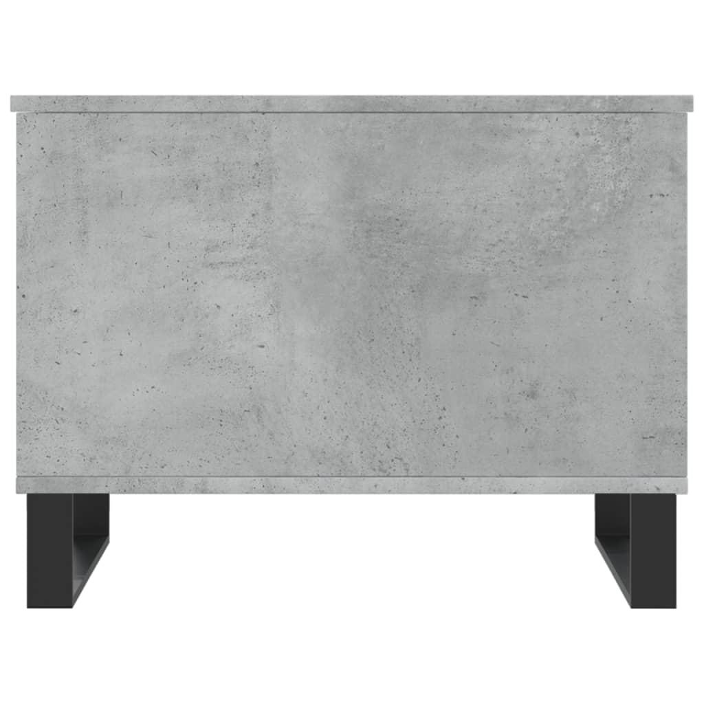 Kavos staliukas, betono pilkas, 60x44,5x45cm, apdirbta mediena